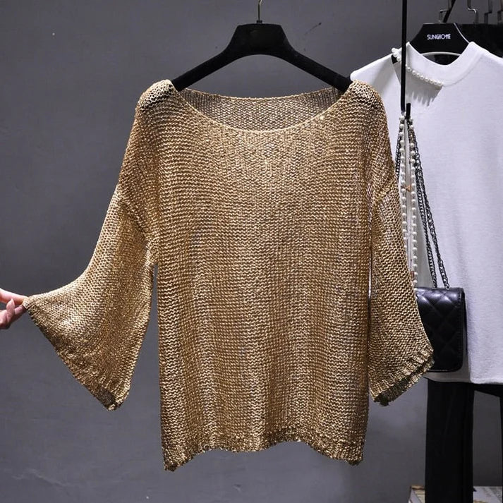 Heidi-Mode | Elegante Paillettenpullover