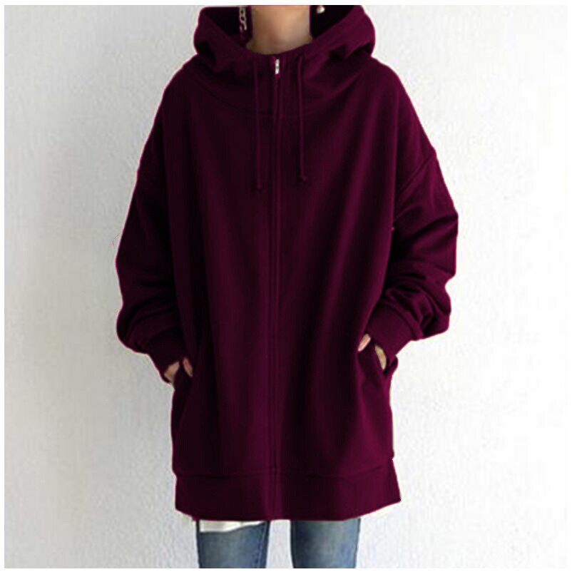 R&B - Lange Herbst Strickjacke