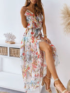 Wunderschönes Schweigendes Chiffon Kleid