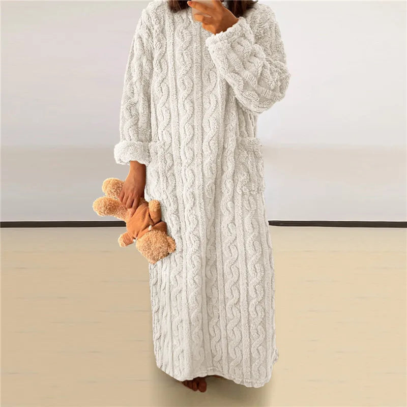 Fleece Teddy Kleid