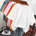 R&B | Oversized Baumwoll-Basic-T-Shirt für Damen
