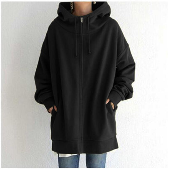 R&B - Lange Herbst Strickjacke