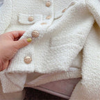 R&B | Damen Tweedjacke mit Rundhalsausschnitt