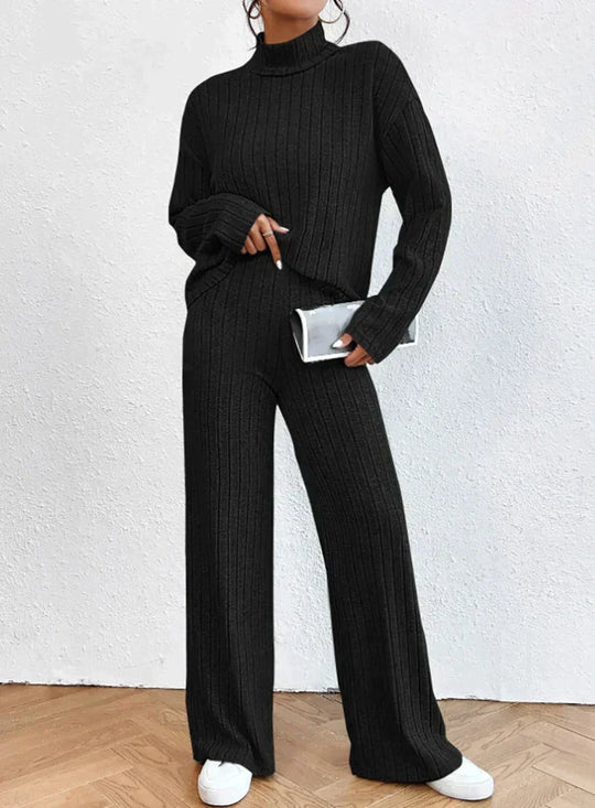 R&B | Strickhose und Rollkragenpullover Set