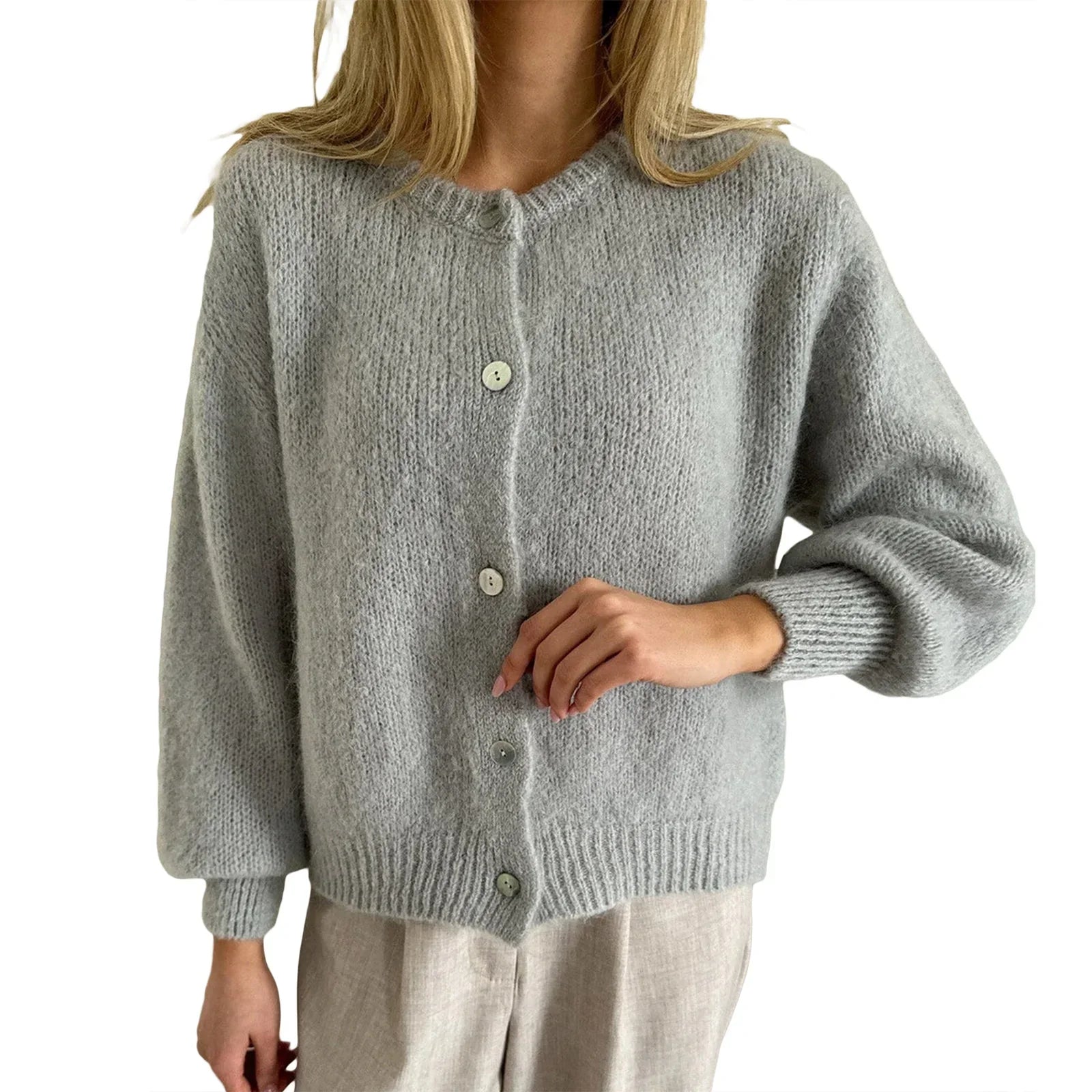 R&B | Langarm Strickcardigan