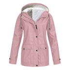 R&B | Wasserdichte Fleece-Hoodie-Jacke