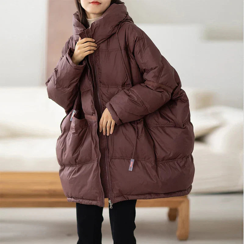 R&B | Winter Oversized Daunen Kapuzenjacke