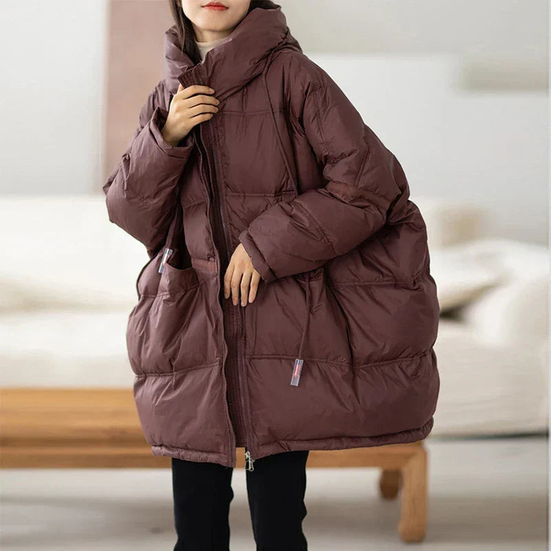 R&B | Winter Oversized Daunen Kapuzenjacke