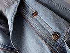 R&B | Denim und Kunstfell Eleganz Jacke