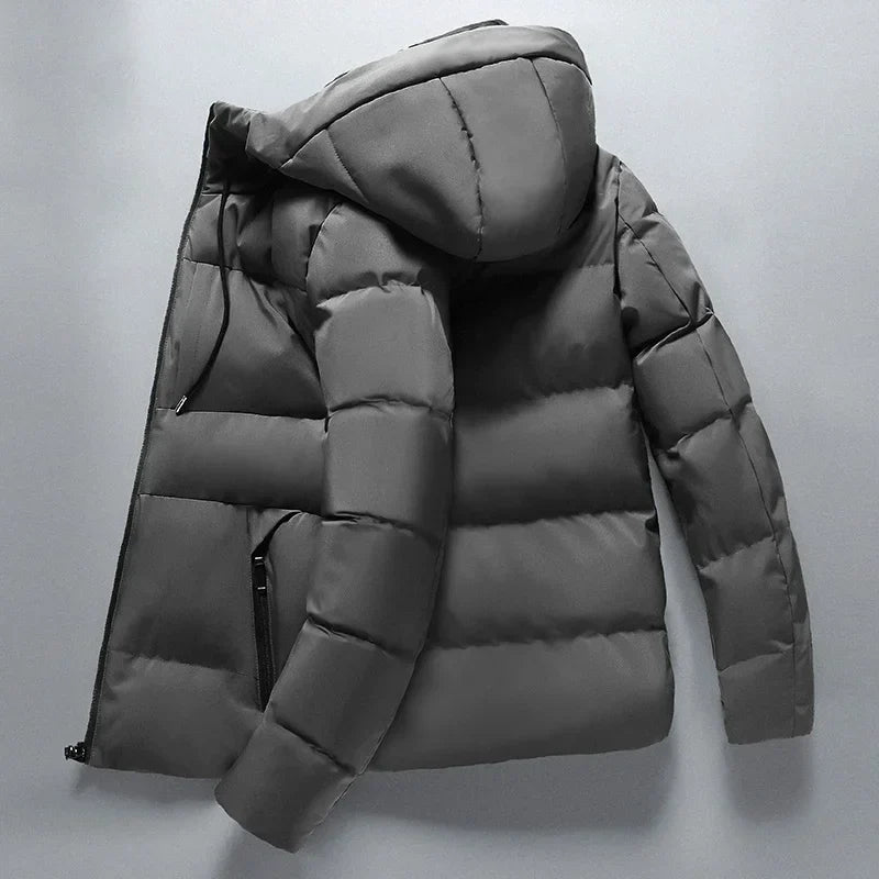 R&B | Gepolsterte Winterjacke mit Kapuze Polyester Warm und Funktional