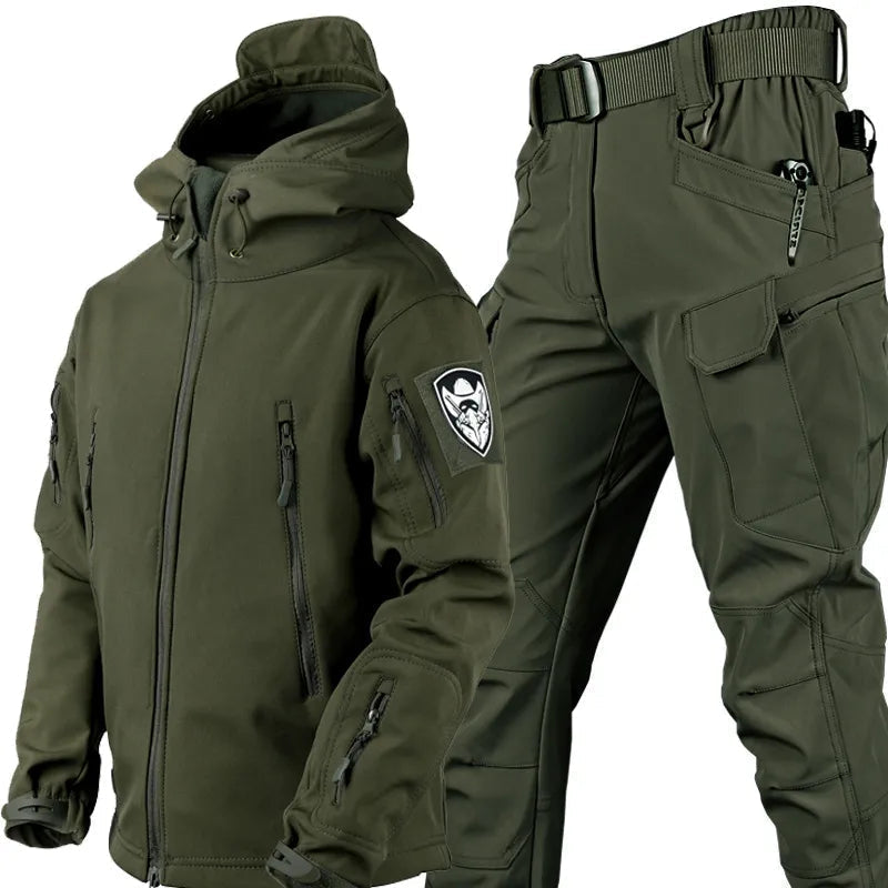 Herren multifunktionale Jacke mit Fleece-Innenfutter und Reißverschluss – R&B