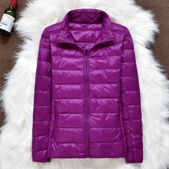 R&B | Ultraleichte Damen Daunenjacke mit Kapuze