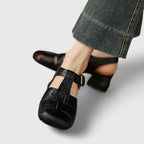 elegante Damensandalen, hochwertiges Leder. R&B R&B