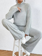R&B | Strickhose und Rollkragenpullover Set