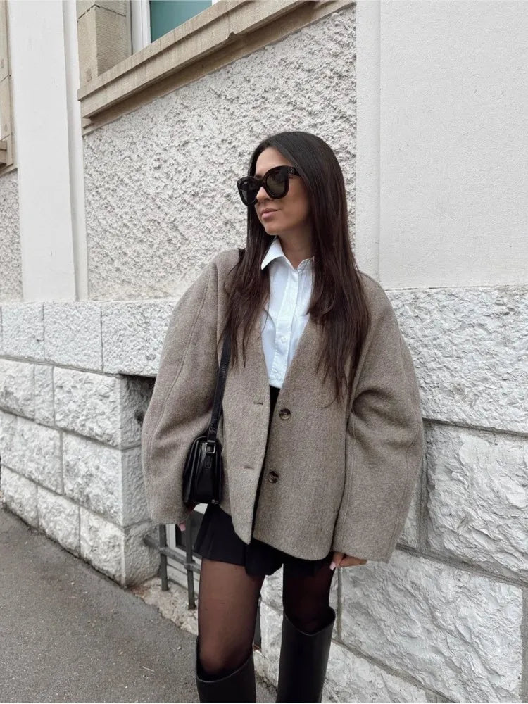 R&B | Designer Blazer Mantel