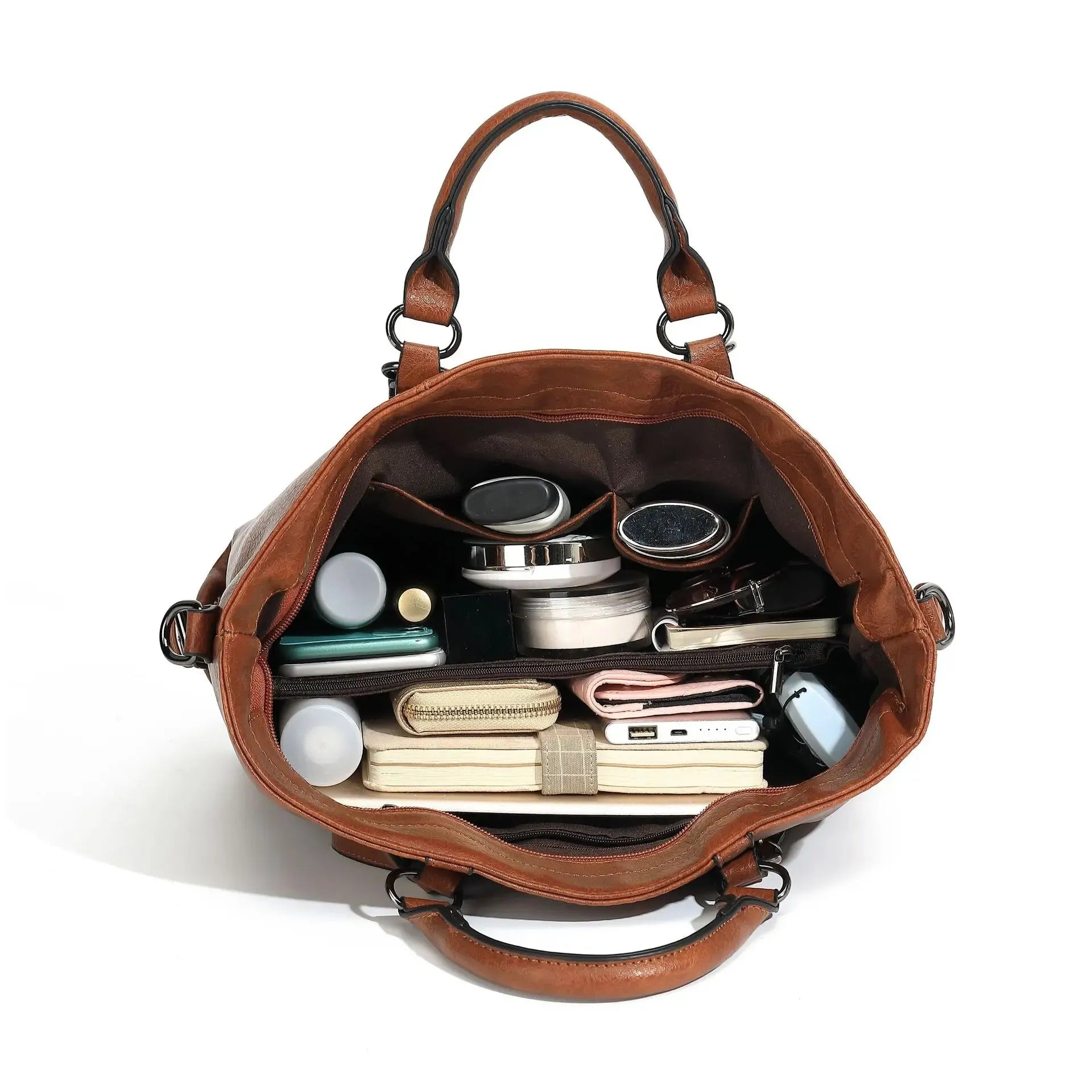 R&B | Vintage Tote Tasche für Frauen Große Kapazität Handtasche Designer Handtasche Vintage Umhängetasche Marken Handtasche