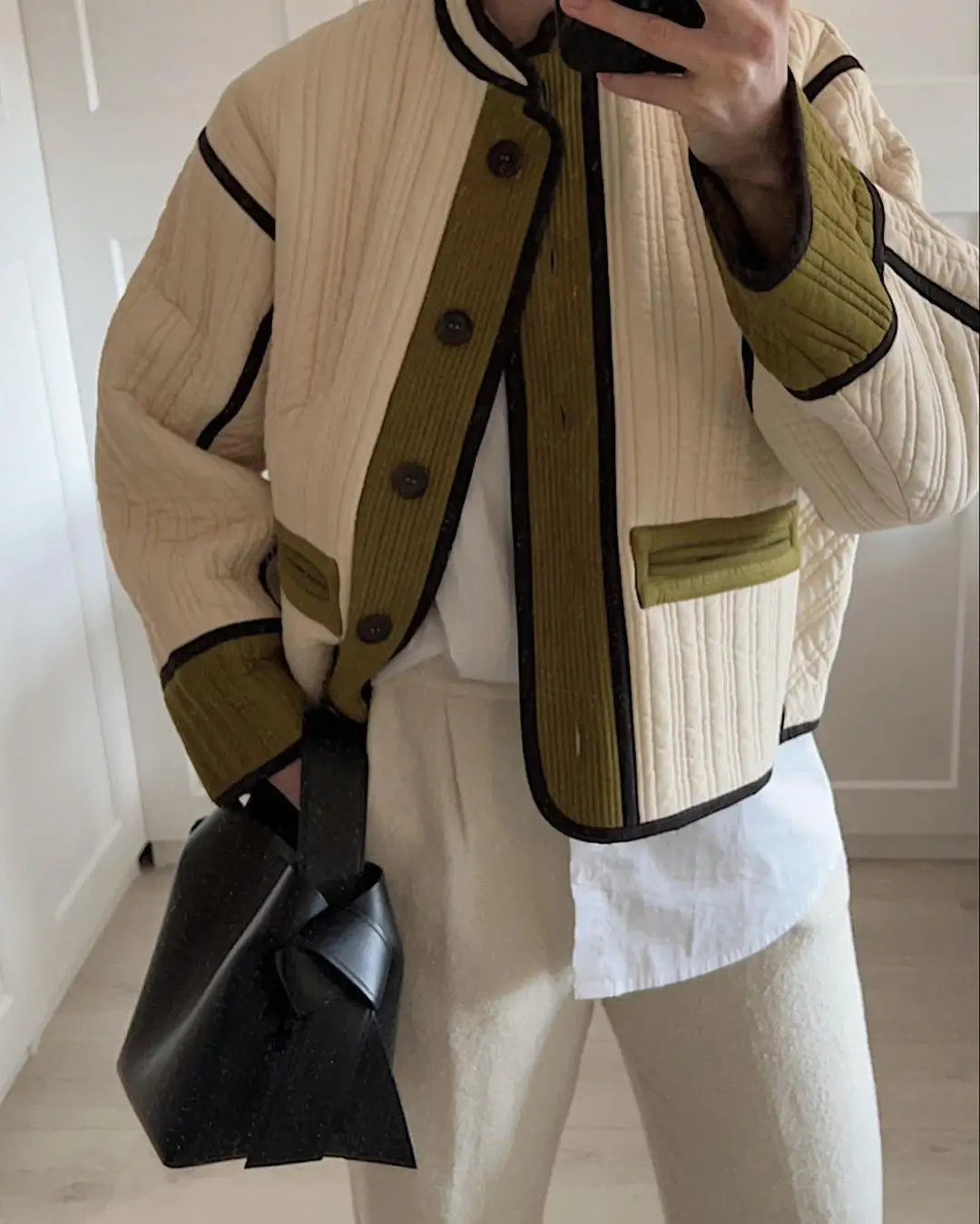 R&B | Eleganter Mantel Aus Schickem Patchwork