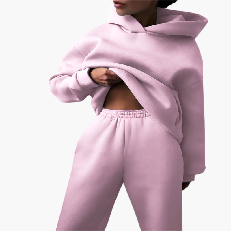 R&B | Oversize Lounge Set Kapuzenpullover und Jogginghose - Komfortabler Freizeitlook