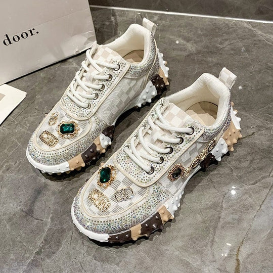 R&B | Funkelnde Diamanten Schuhe