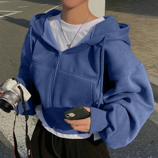 R&B | Klassische Gekürztes Sweatshirt für Frauen