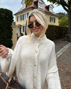 R&B | Stilvolle Oversized Wollcardigan für Damen