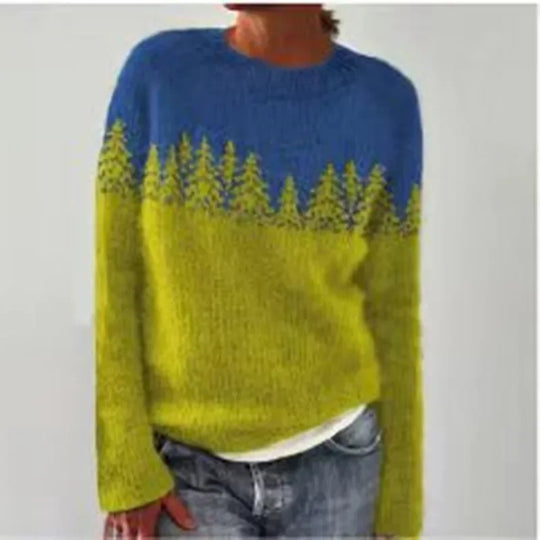 R&B | Clair Strickpulli Herbst Mit Mustern