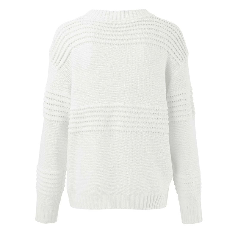 R&B | Hohlstrickpullover Mit Luftigem Muster