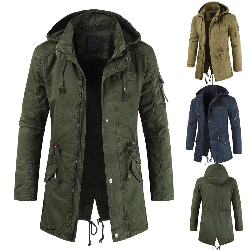 R&B | Herren-Winterjacke, mit Kapuze & isolierend