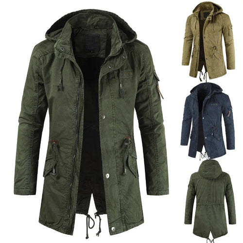 R&B | Herren-Winterjacke, mit Kapuze & isolierend