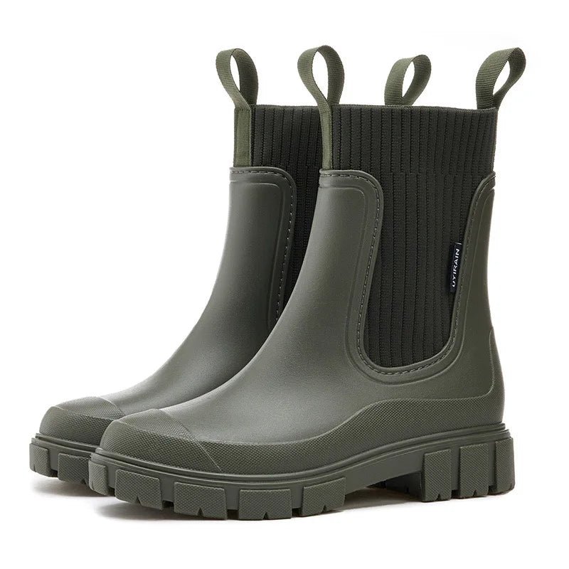 R&B | Wasserdichte Stiefeletten mit Chunky Sohle