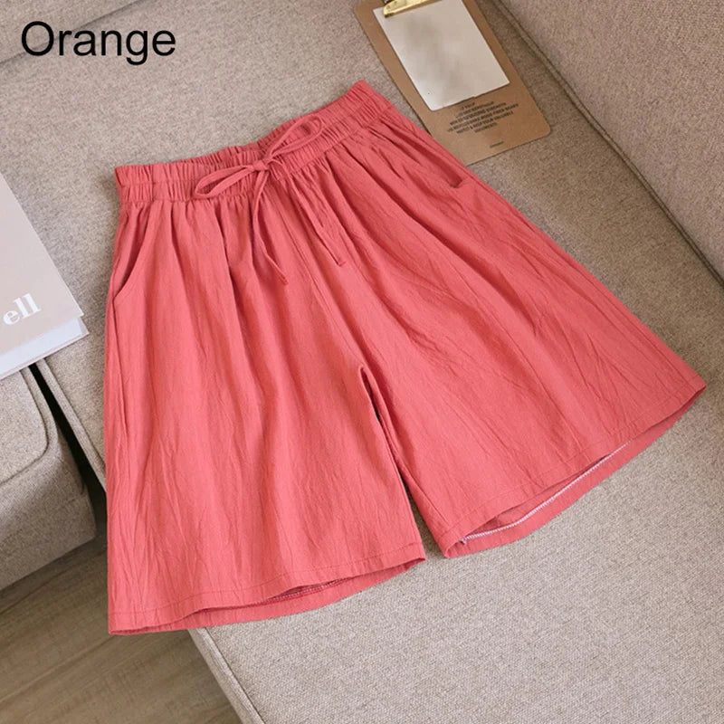 R&B | Baumwoll-Knie-Lange Shorts