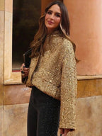 R&B | Pailettenbomberjacke