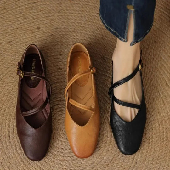 Klassische Damenschuhe aus Leder R&B R&B
