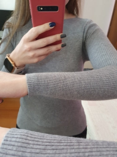 R&B | Damen Strickpullover mit Bootsausschnitt