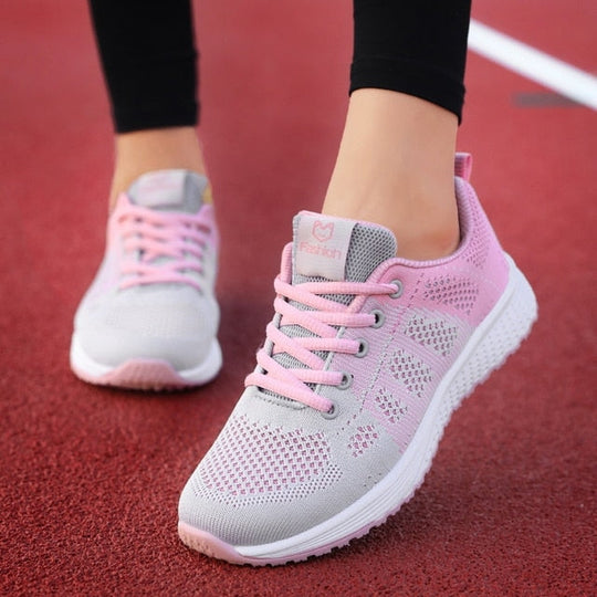 Damen Atmungsaktive Mesh Sneakers R&B