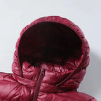R&B | Lange Leicht Gepolsterte Jacke mit Abnehmbarem Kapuze für Frauen Ideal für Den Winter