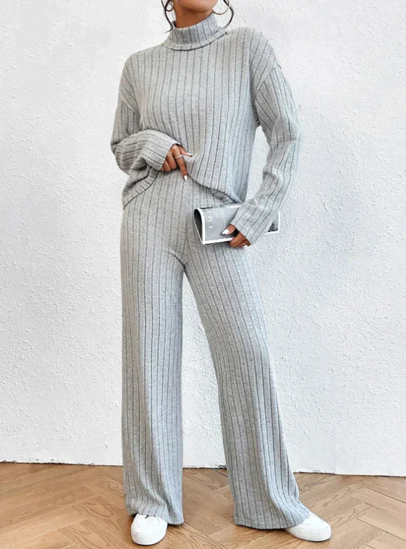 R&B | Strickhose und Rollkragenpullover Set