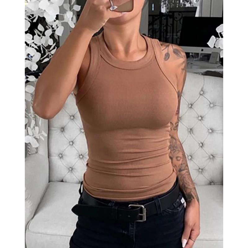 R&B | Klassisches Körpergefühl Damen Ripp-Tanktop