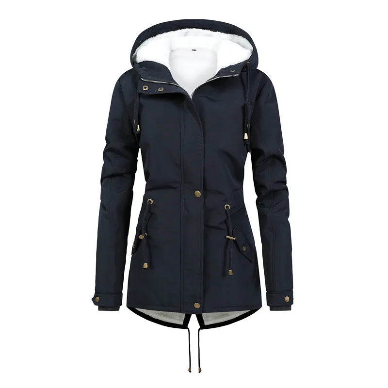 R&B | Winddichte Mittellange Kapuzenjacke