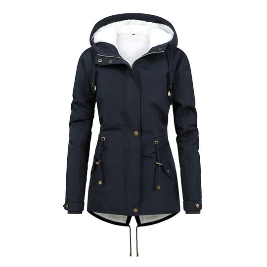 R&B | Winddichte Mittellange Kapuzenjacke