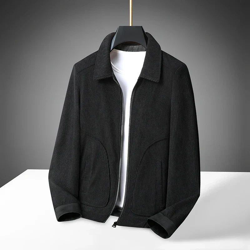 R&B | Cordjacke für Herren mit Reißverschluss