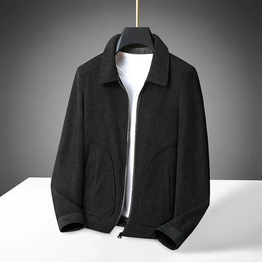 R&B | Cordjacke für Herren mit Reißverschluss