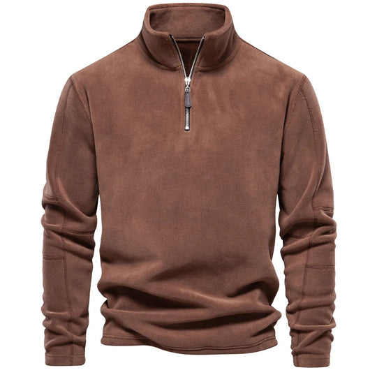 R&B | Weiches Fleece Sweatshirt mit Reißverschluss Warm und Komfortabel Ideal für Kaltes Wetter