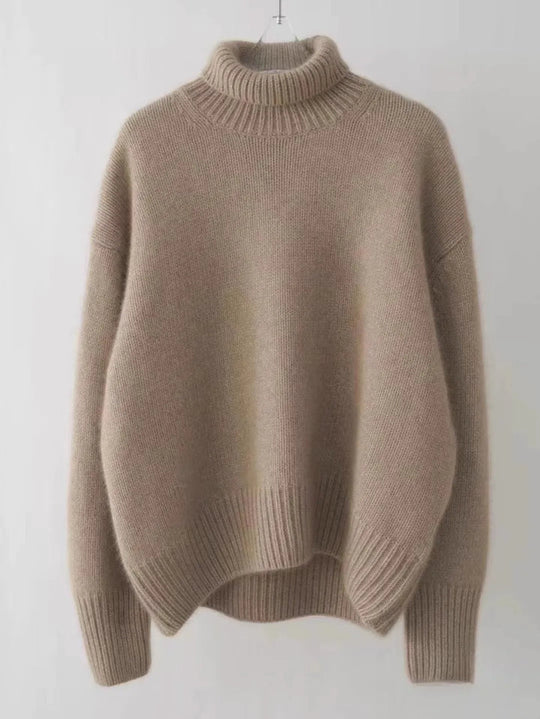 R&B | Pullover - Damen Herbst Luxe Rollkragenpullover