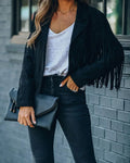 R&B | Damen Wildleder-Motorradjacke