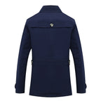 R&B | Stylischer langer Herbst-Trenchcoat für Herren