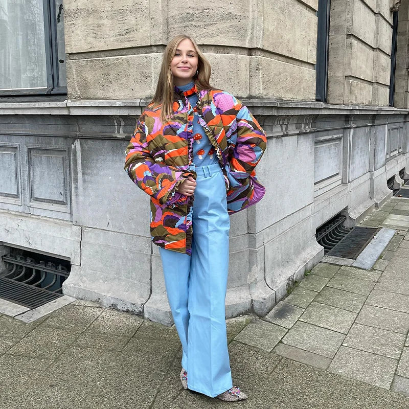 R&B | Mehrfachdruckmäntel mit Kreativem Muster