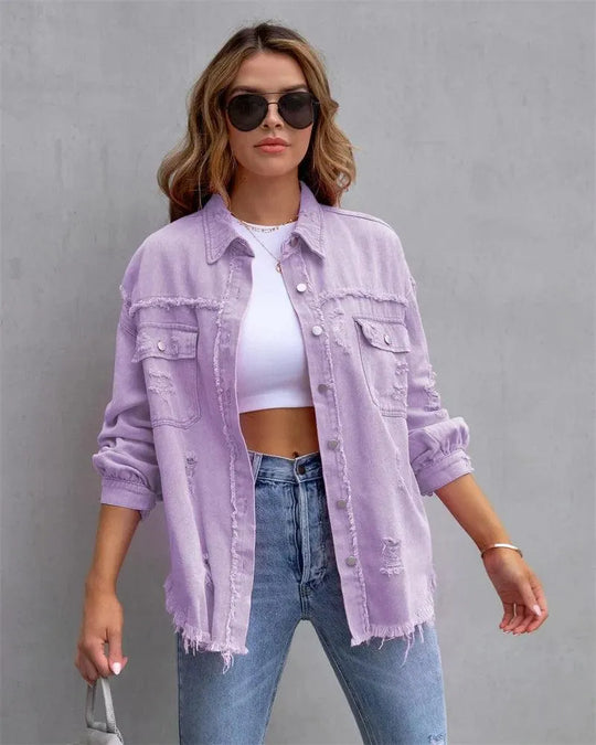 R&B | Übergroße Denim Jacke für Damen