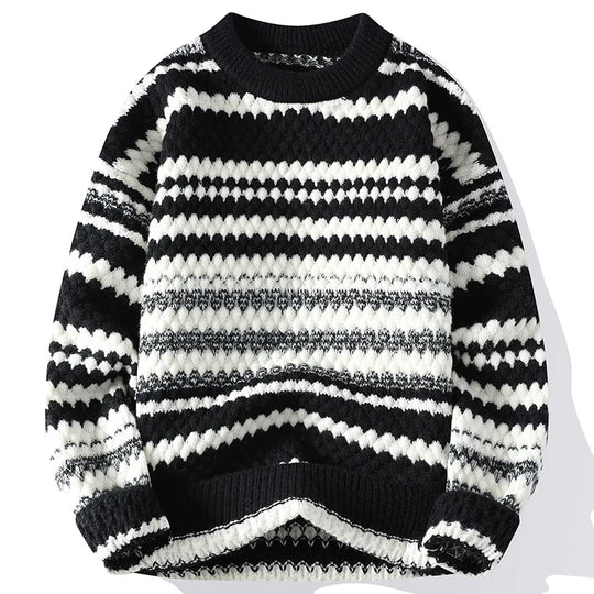 R&B | Strickjacke mit Nordischem Muster Weich und Warm Perfekt für Wintertage