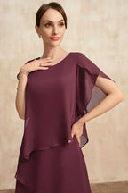 R&B | Plus Size Gestuftes Midi Kleid
